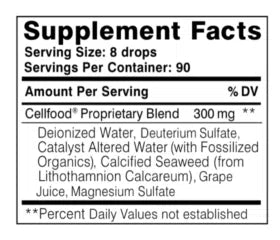 CellFood 1  FL oz. <br>Reduces oxidative stress