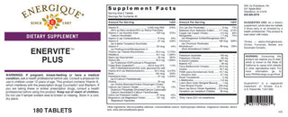 Enervite Plus 180 tabs from Energique® Antioxidant, vascular health