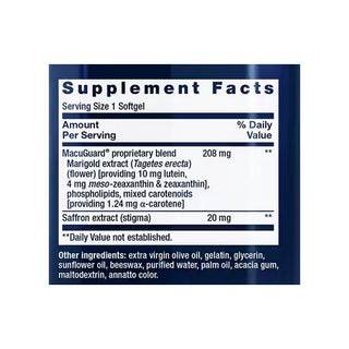 MacuGuard® Ocular Support with Saffron