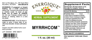 Myrrhcom 1 oz. from Energique® Supports healthy sinuses.