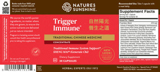 Trigger Immune TCM (30 caps)<br> Immune system and overall wellness