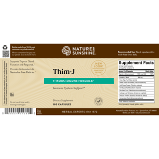 THIM-J<!thimj!><br>Supports immune & thymus gland function