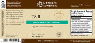 TS-II w/Hops<!tsii!><br>Helps normalize an underactive thyroid