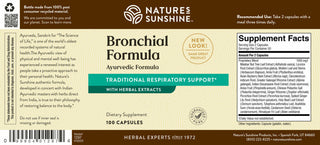 Bronchial Formula, Ayurvedic <br> May help to loosen chest congestion