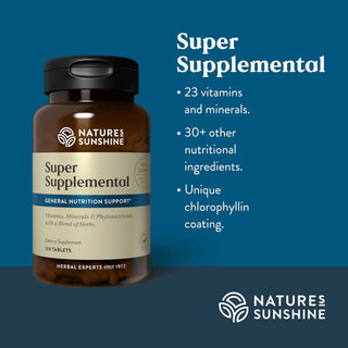 Super Supplemental for antioxidants, minerals & overall health support
