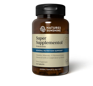 Super Supplemental No Iron <br>Antioxidants & overall health support
