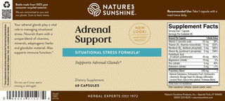 Adrenal Support (60 caps) <BR>Balance of stress hormones