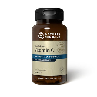 Vitamin C Time-Release<br>Supports immune system & collagen production
