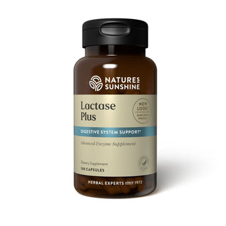 Lactase Plus (100 caps)<br>Aids in the breakdown of dairy foods