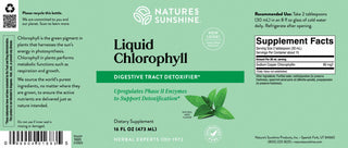 Chlorophyll, Liquid<br>Promotes intestinal, digestive and immune health