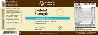 Skeletal Strength<br> For Bones, Muscles, Ligaments, Tendons, Skin