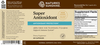 Super Antioxidant<br> Fights free radicals to prevent cellular damage