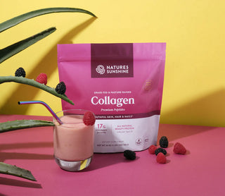 Collagen <br> Supports skin, hair, nails, joints, bones, gut health
