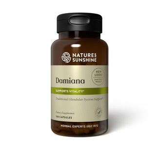 Damiana<br>Supports the glandular system and vitality