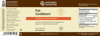 Fat Grabbers 180 caps<br>Removes fat & maintain cholesterol levels