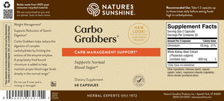 Carbo Grabbers<br>Supports normal blood sugar stabilization