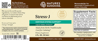 Stress-J 2 fl. oz.<!stressj!><br>Helps function of the nervous system