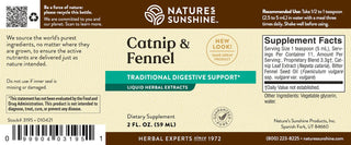 Catnip & Fennel (2 fl. oz.) <br> Supports the nervous & digestive system