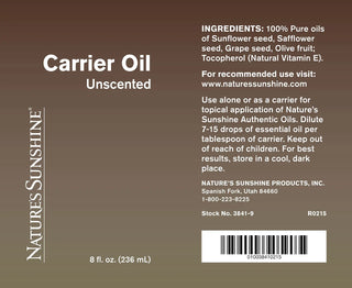 Carrier Oil (8 fl. oz.)<br>Use as a base for any of our essential oils