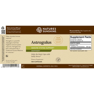 Astragalus (100 caps)  <br>Boosts your immune system