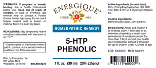 5 HTP Phenolic 1 oz. from Energique® Symptoms in reactions to 5-htp
