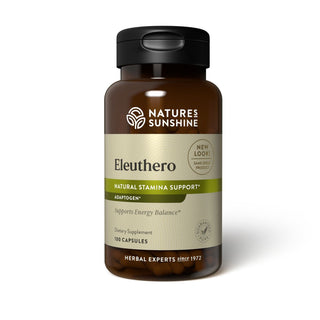 Eleuthero<br>Supports energy, stamina and endurance
