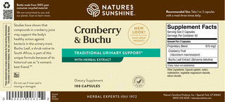 Cranberry & Buchu Conc.  <br> To defend the urinary tract (infection)