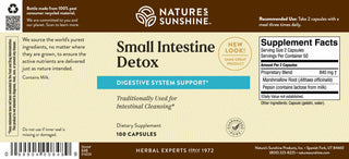 Small Intestine Detox<br> Soothes digestive tissues, digests proteins