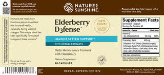 Elderberry D3fense from Natures Sunshine  Immune & respiratory function.