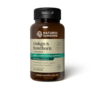 Ginkgo & Hawthorn Comb.<br>Used to support cardiovascular function
