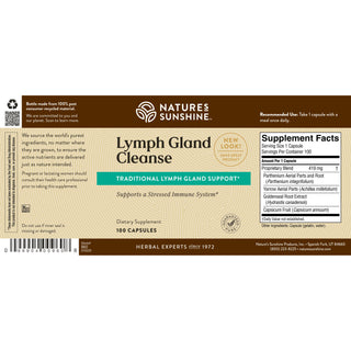 Lymph Gland Cleanse<br>Fight infections, in respiratory & lymphatic
