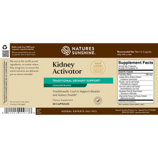 Kidney Activator ATC<br>Helps urine flow & relief - supports kidneys & bladder