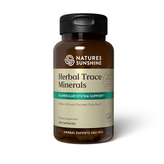 Herbal Trace Minerals<br> Glandular, digestive, intestinal systems
