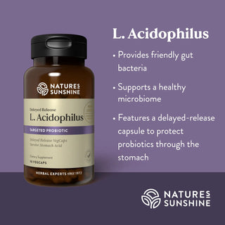 Acidophilus (90 caps)<br> Probiotic for gut health benefits.
