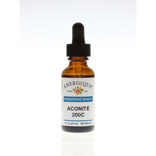 Aconite 200C 1oz. from Energique® Onset of illness with intense pain

