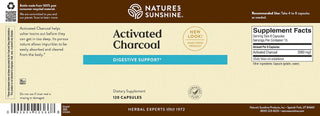 Charcoal (Activated)<br>It binds toxins in your digestive tract for removal