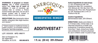 Additivestat 1oz. from Energique® Additives, pesticides detoxification
