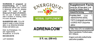 Adrenacom 2 oz. from Energique® To support the adrenal glands.
