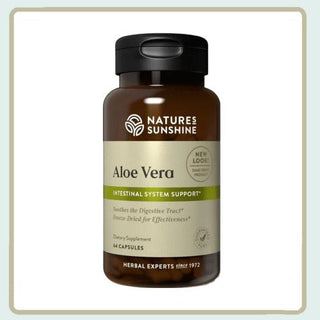 Aloe Vera, Freeze Dried (64 caps) <br> Soothes the intestinal system
