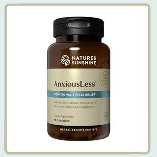 Anxiousless (90 caps)<br>Confidence, security, positive mood, less fatigue
