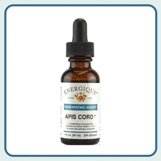 Apis Cord 1 oz. from Energique® Allergic responses from food & more.
