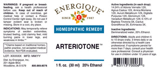 Arteriotone 1 oz from Energique® Hypertension, swollen extremities

