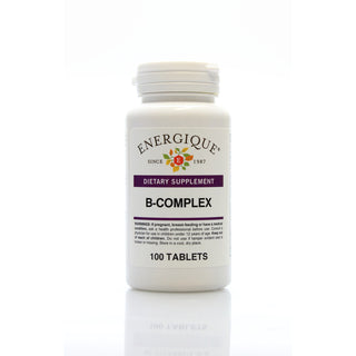 B-Complex 100 tabs from Energique® Energy production and mood support
