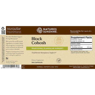 Black Cohosh (100 caps) <br> Effective for menopausal depression.