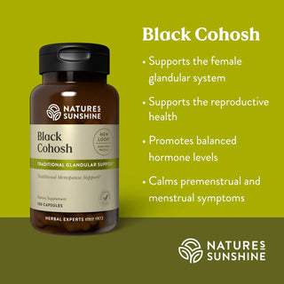 Black Cohosh (100 caps) <br> Effective for menopausal depression.
