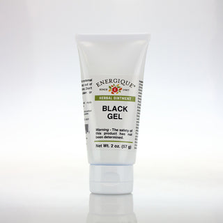 Black Gel Tube 2oz. from Energique® Ulcerating & hardening of skin.