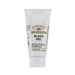 Black Gel Tube 2oz. from Energique® Ulcerating & hardening of skin.
