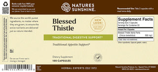 Blessed Thistle (100 caps) <br> Supports the female reproductive system