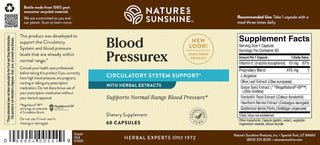 Blood Pressurex (60 caps) <br>Support for blood pressure and circulatory system