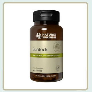 Burdock <br> Detoxifies the blood and promote healthy circulation.